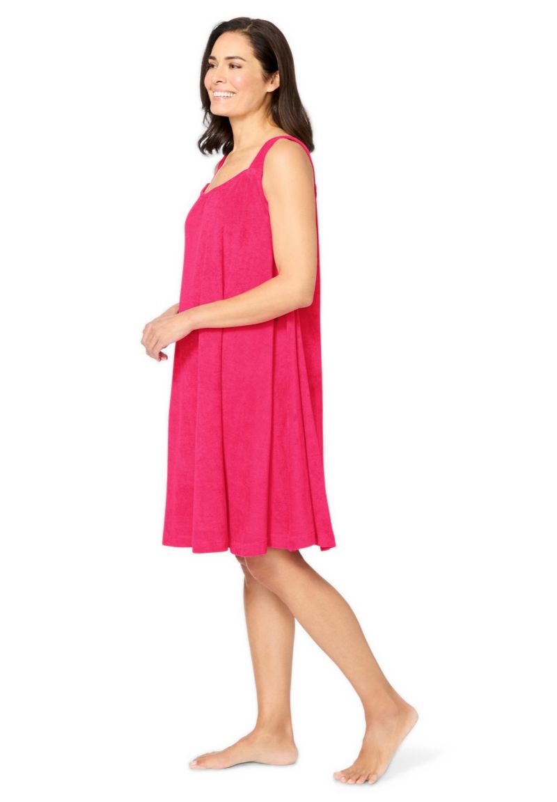 Plus Size Dreams and Co. Sleeveless Terry Lounger