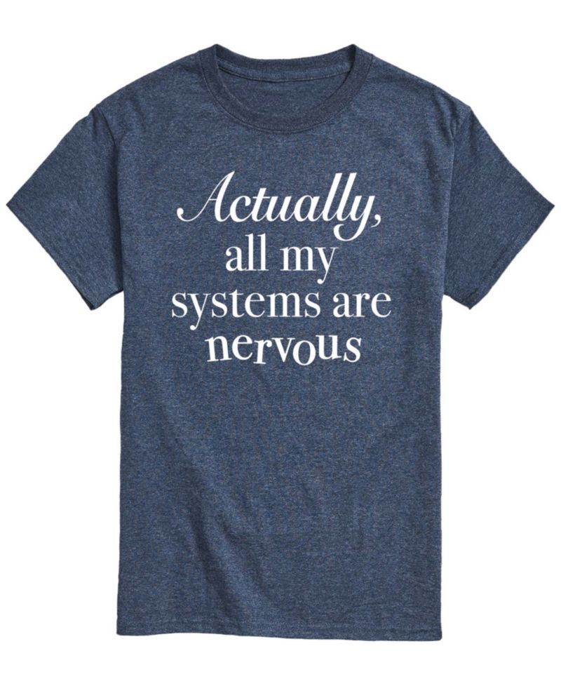 Men's All Systems Nervous Short-Sleeve Graphic T-Shirt
