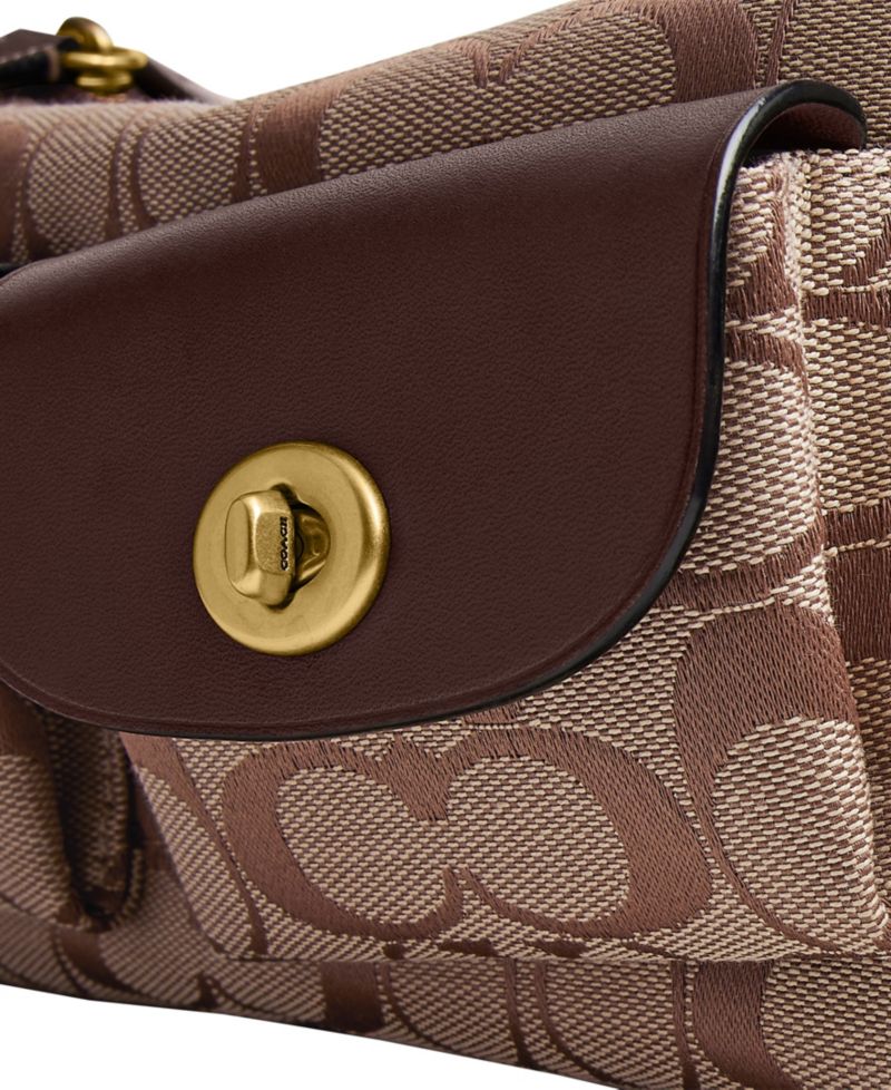 Originals Haversack Turnlock Medium Signature Jacquard Shoulder Bag 27