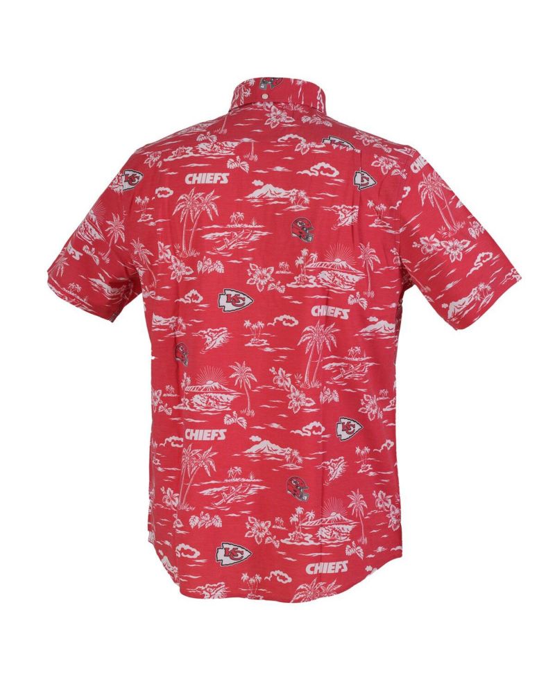 Men's Red Kansas City Chiefs Kekai Performance Button-Down Shirt