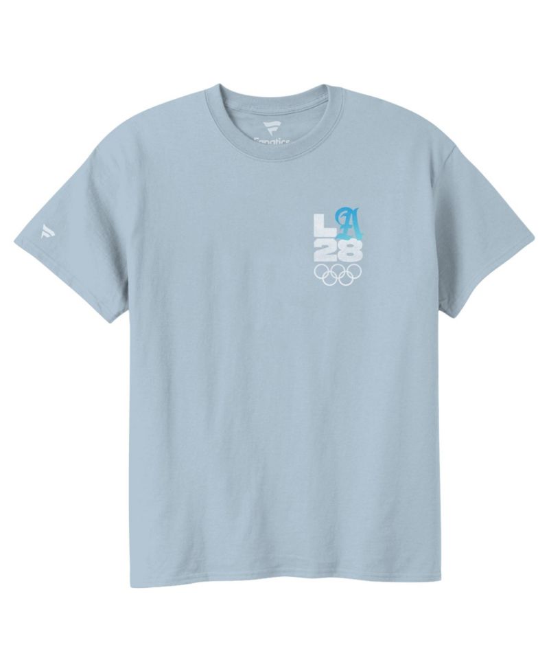 Men's Powder Blue LA28 Bluebell Collection Landscape T-Shirt