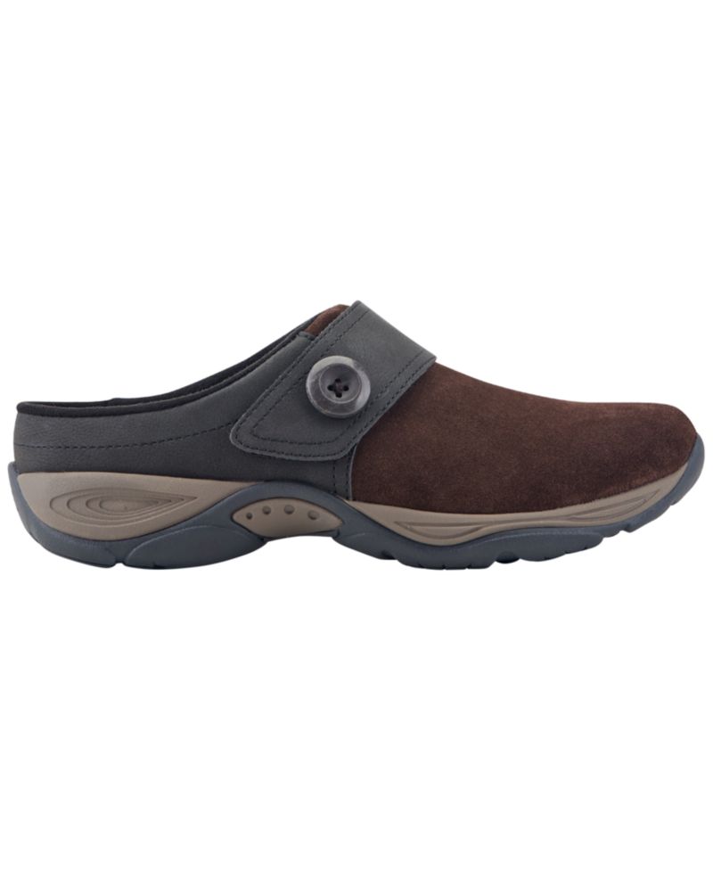 Women's Edline Suede Button Strap Mules