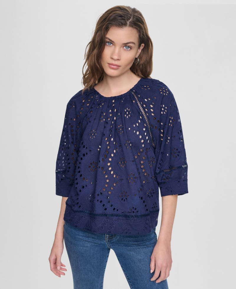 Women's Crewneck Relaxed-Fit Top