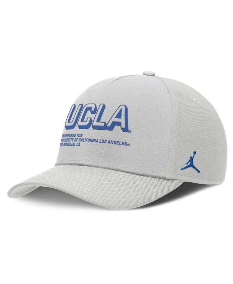 Men's Gray UCLA Bruins 2025 Sideline Dust Pinched Rise Adjustable Hat