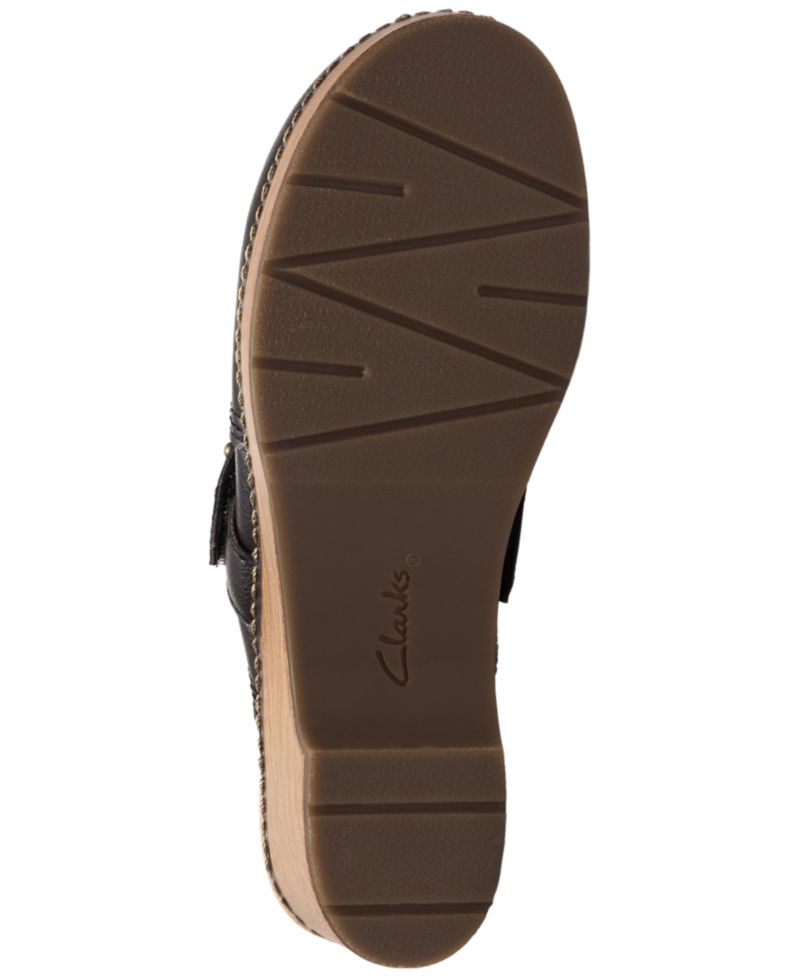 Women's Paizlee Ali Leather Block Heel Mule Clogs