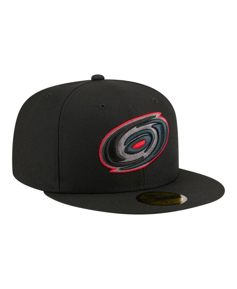 Men's Black Carolina Hurricanes Color Pop 59FIFTY Fitted Hat