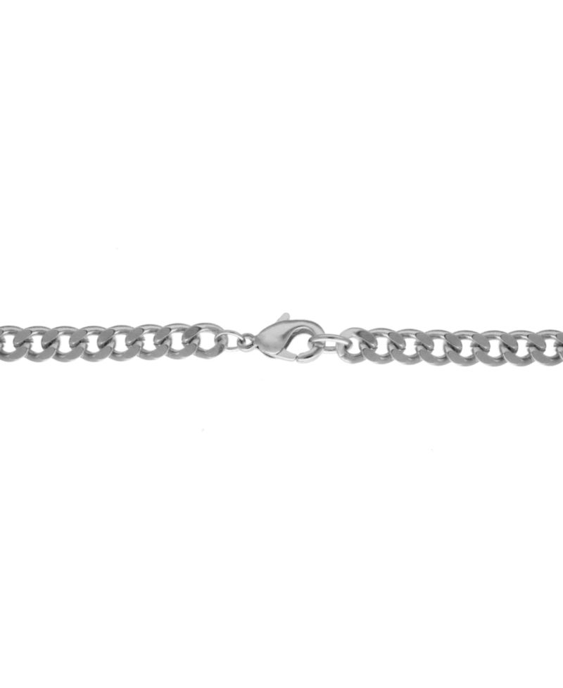 Curb Chain Necklace, Gold Plate and Silver Plate 18"