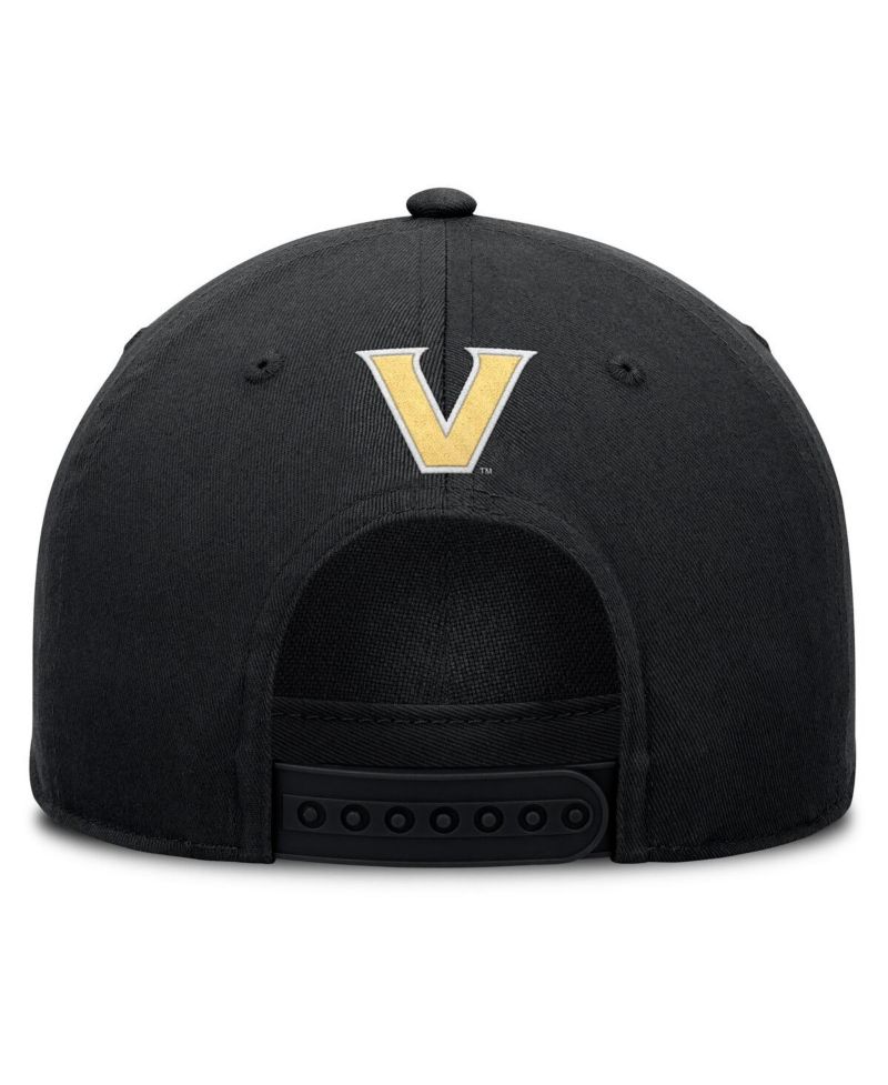 Men's Black Vanderbilt Commodores Foul Ball Rope Adjustable Hat