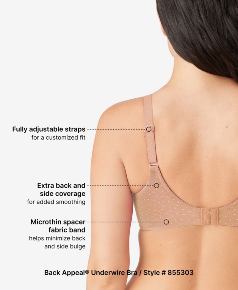 Women's Back Appeal® Underwire Bra, 855303