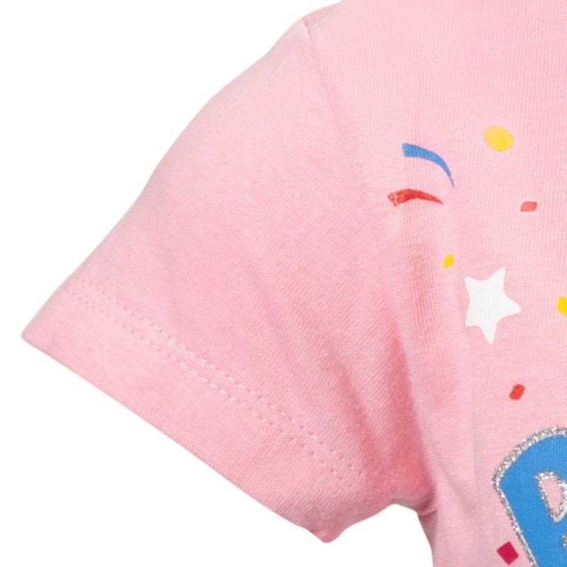 Toddler Girls Skye Rubble Chase Marshall Birthday T-Shirt