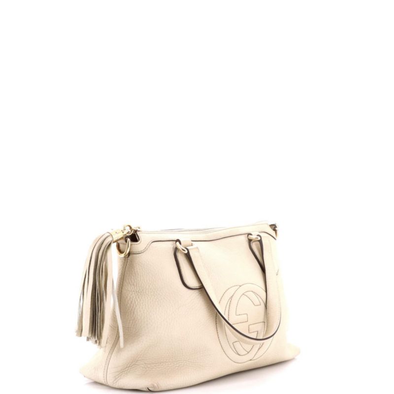 Soho Convertible Soft Top Handle Bag Leather