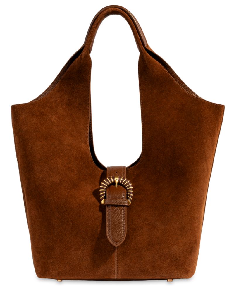 Lucy Buckle Medium Tote Handbag