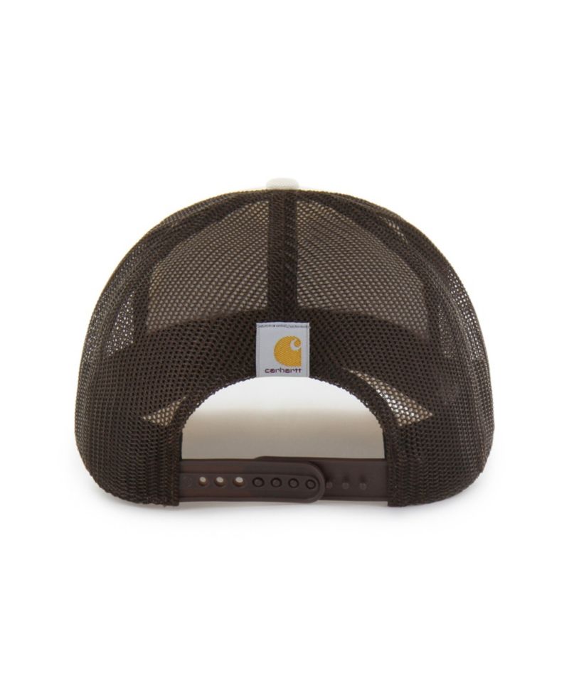 Carhartt x '47 Men's Natural/Brown North Carolina Tar Heels Undyed Trucker Adjustable Hat