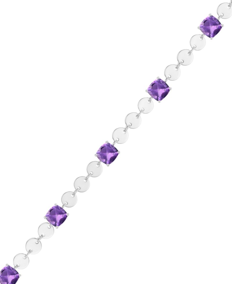 Amethyst (4-1/2 ct. t.w.) Bracelet in Sterling Silver (Also Available in Sapphire, Citrine, Blue Topaz)