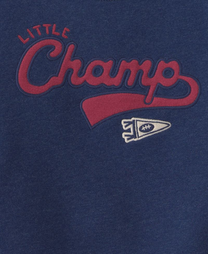 Baby Boys' Little Champ Football Fleece Long-Sleeve Sweatshirt and Pants, 2-Piece Set