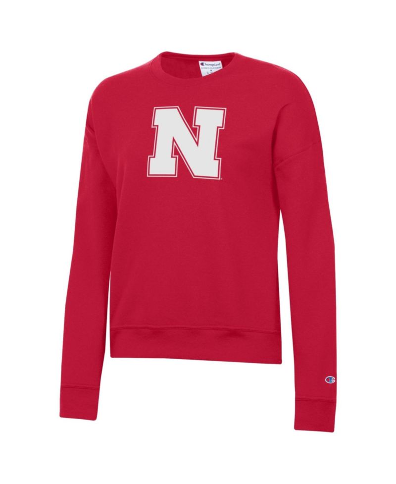 Women's Nebraska Huskers Powerblend Relaxed-Fit Graphic Sweatshirt