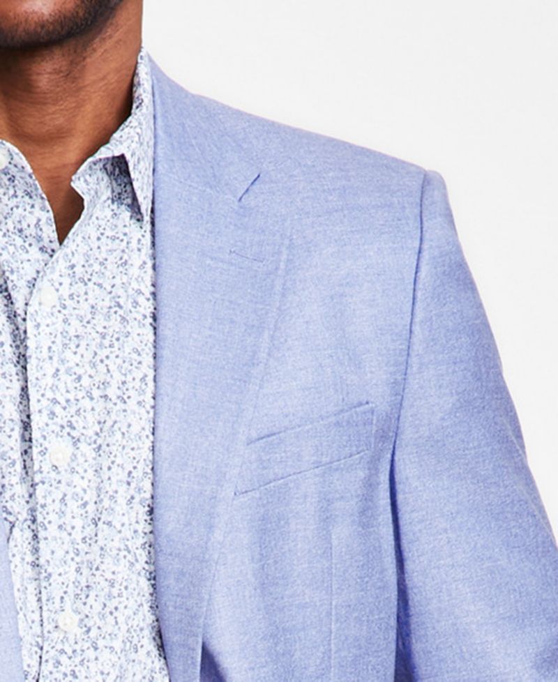 Men's Modern-Fit Stretch Solid Crush Weave Sport Coat