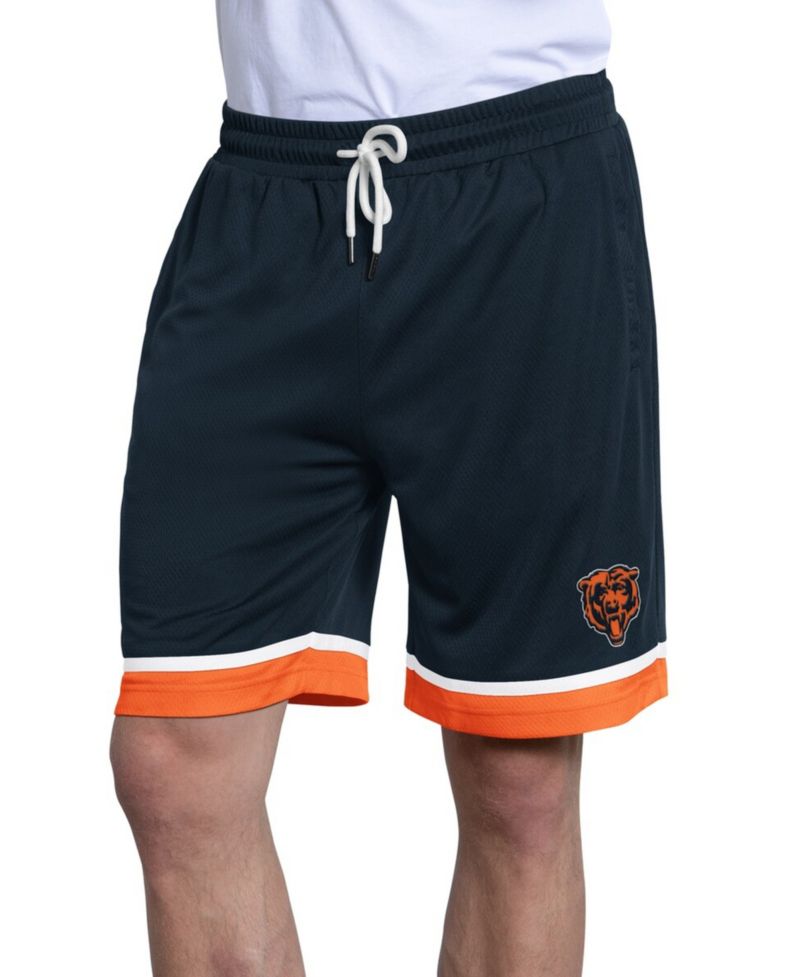 Men's Navy Chicago Bears Power Play Mesh Shorts