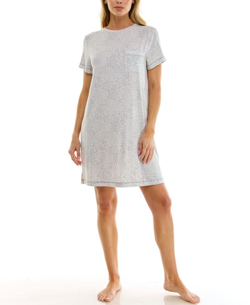 Women's Short-Sleeve Crewneck Sleep Shirt