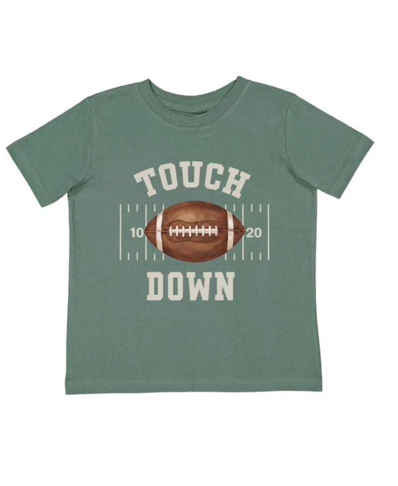 Little Boys Touchdown Short Sleeve T-Shirt