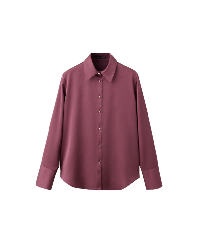 Women's Satin Regular-Fit Shirt