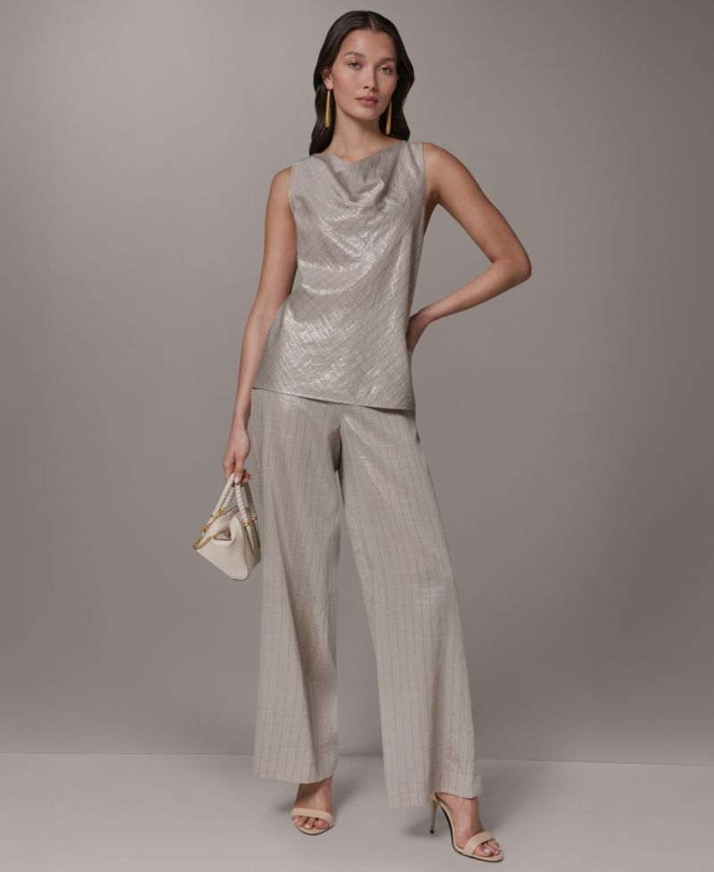 Women's Sleeveless Cowl Neck Top