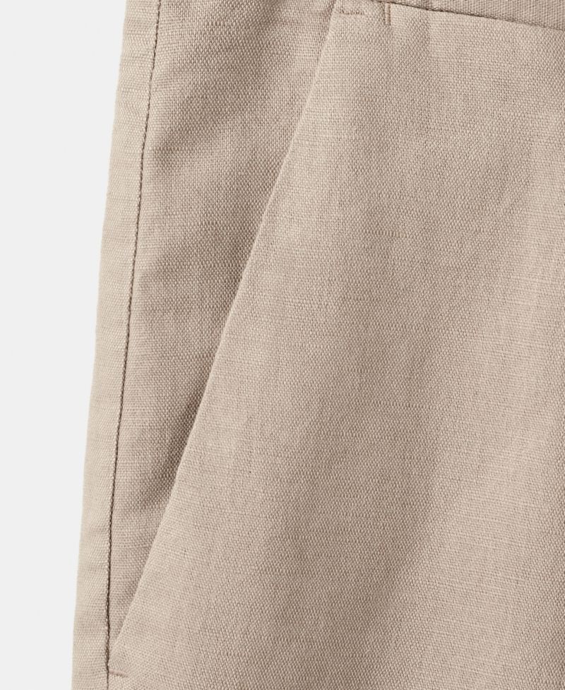 Men's Linen-Cotton Blend 9.29" Bermuda Shorts