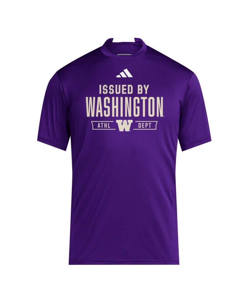 Men's Purple Washington Huskies 2025 Training Performance Team T-Shirt
