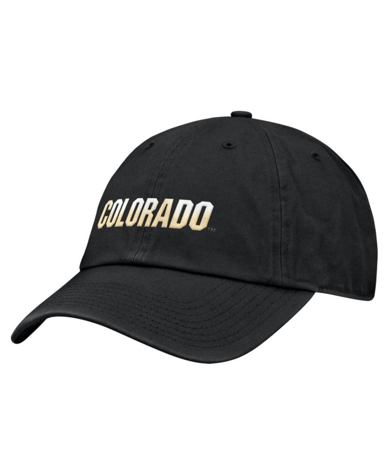 Men's Black Colorado Buffaloes Club Adjustable Hat