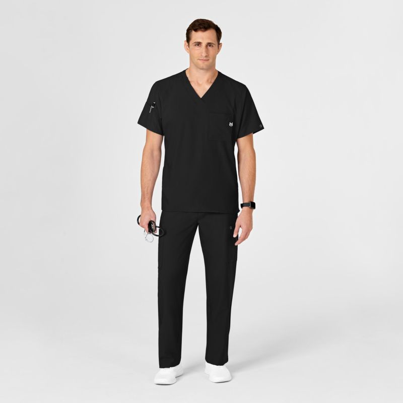 Men's W123 V-Neck Scrub Top