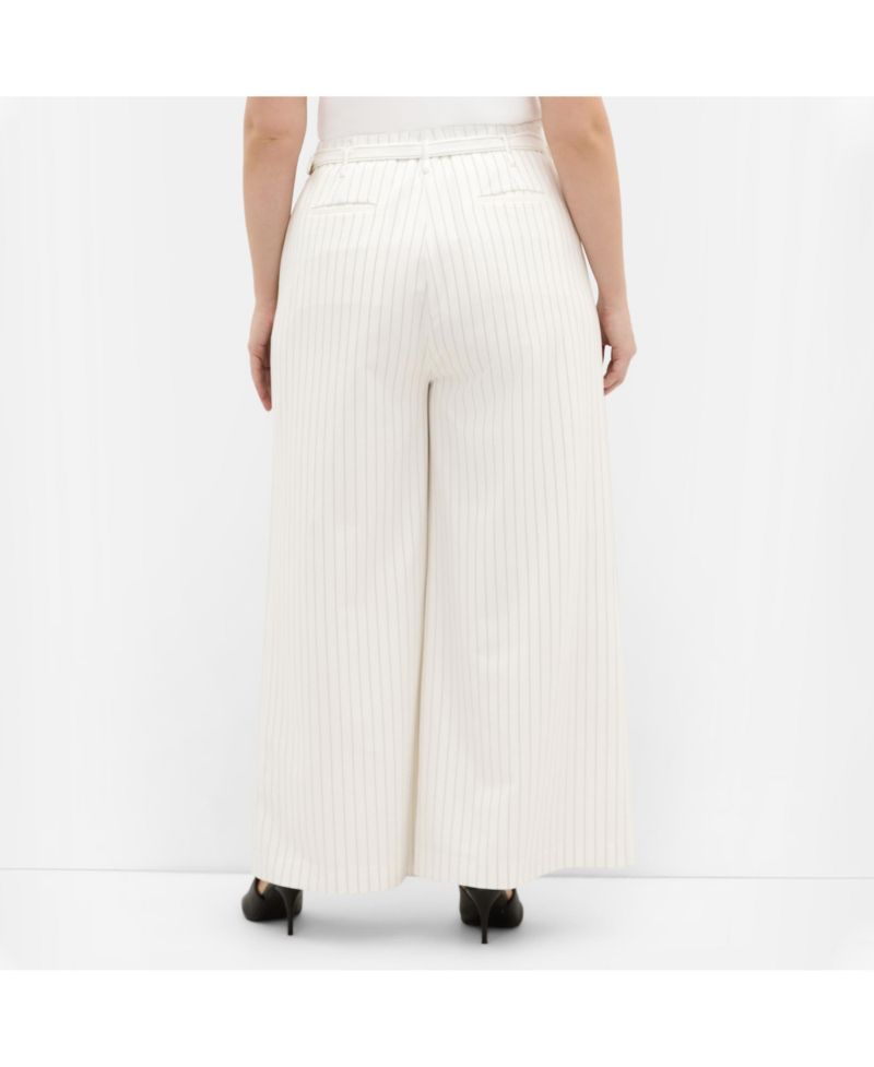 Women's Pinstripe Wide Leg Pant