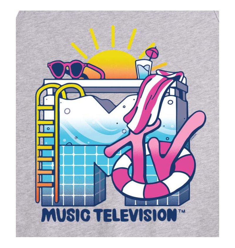 Hybrid Apparel MTV Logo Mens Jersey Tank