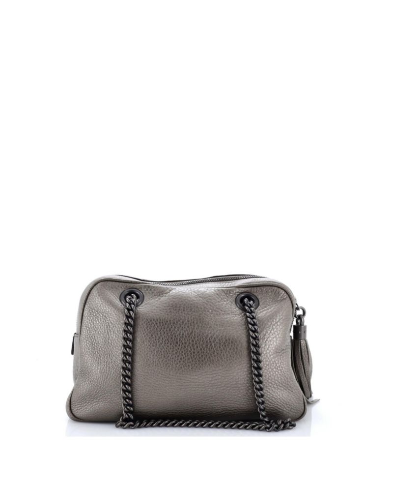 Small Soho Chain Zip Shoulder Bag Leather