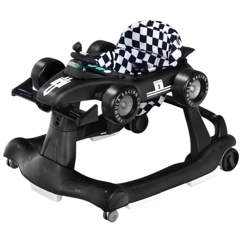 4 in 1 Foldable Baby Activity Push Walker with Adjustable Height