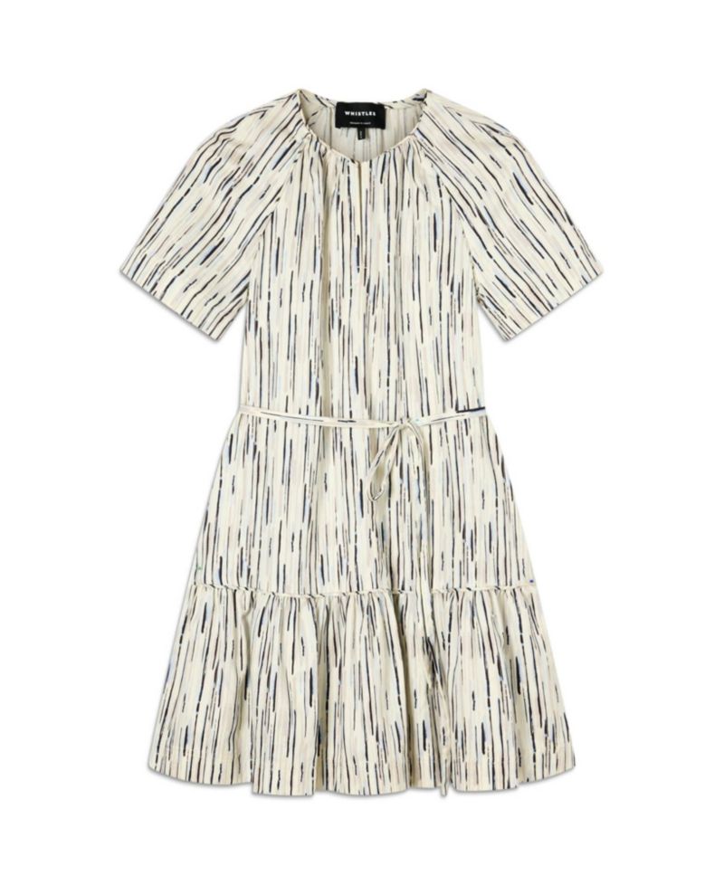 Women's Abstract Stripe Short dress