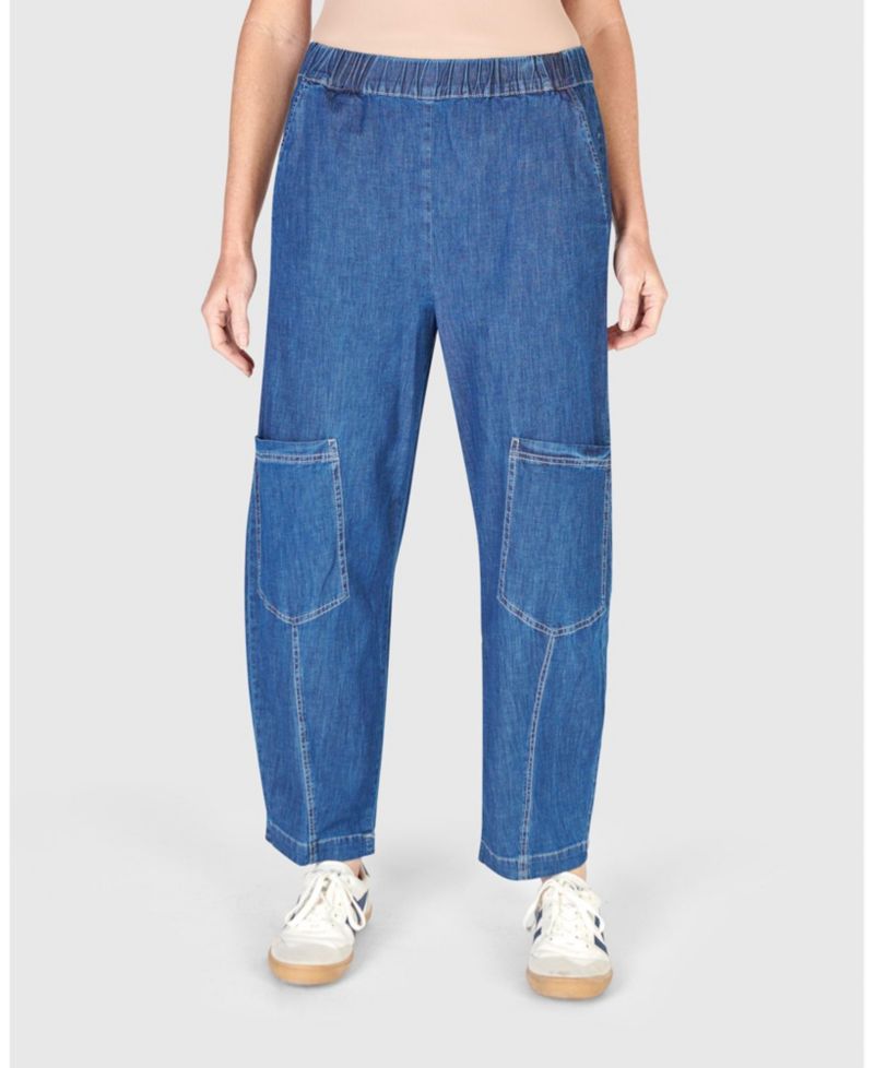 Women's Denim Papaya Relaxed Pants