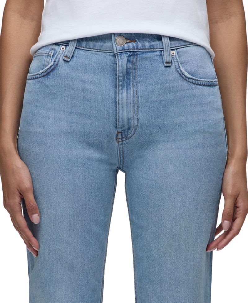 Women's Remi High-Rise Light-Wash Straight-Leg Jeans