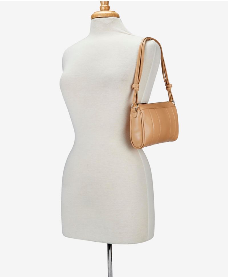 Maggie Metallic Leather Shoulder Bag