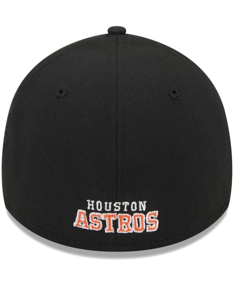 Men's Black Houston Astros Logo 39THIRTY Flex Hat