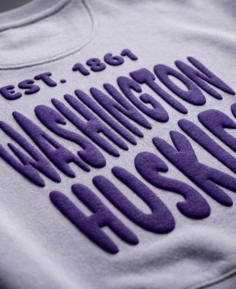 Women's Purple Washington Huskies Cloud Sweatshirt