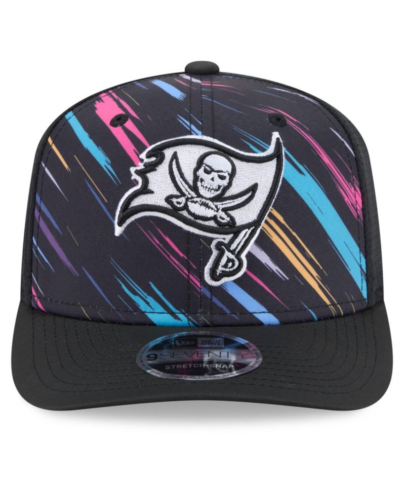 Men's Black Tampa Bay Buccaneers 2026 NFL Cruical Catch 9SEVENTY Adjustable Trucker Hat