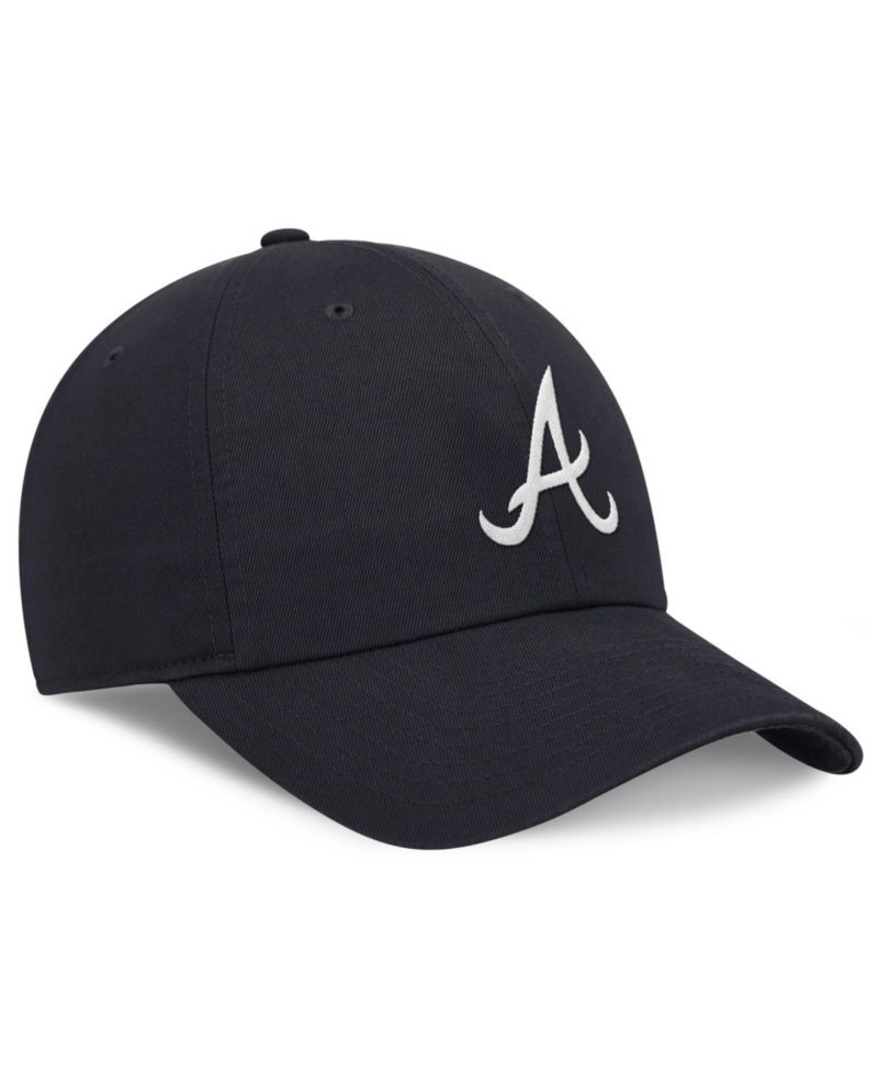 Men's Navy Atlanta Braves Club Adjustable Hat