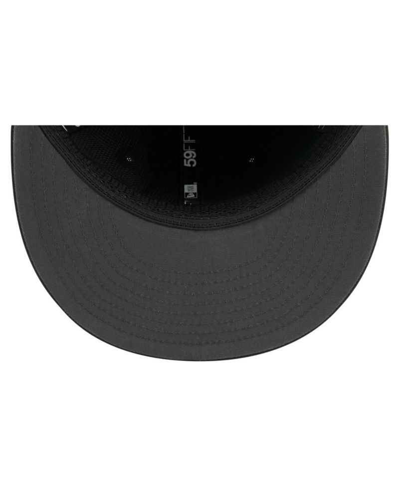 Men's Black Detroit Lions 2026 Sideline 59FIFTY Fitted Hat