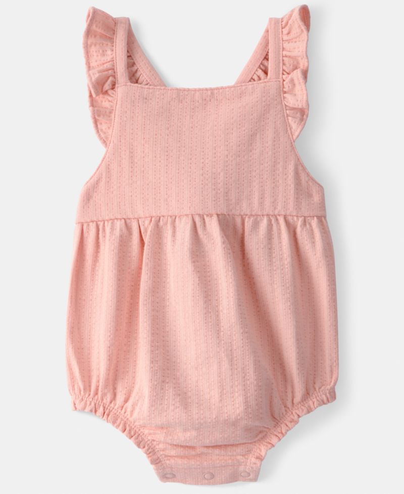 Baby Girls' Sleeveless Bubble Romper