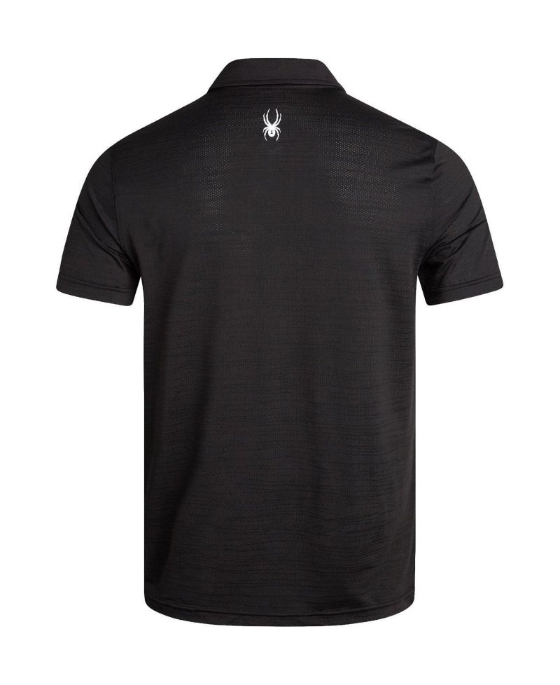 Men's Jacquard Knit Polo Shirt