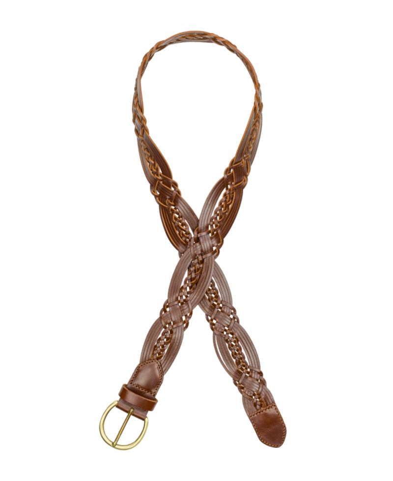 Women's Melissa Braided Leather Belt