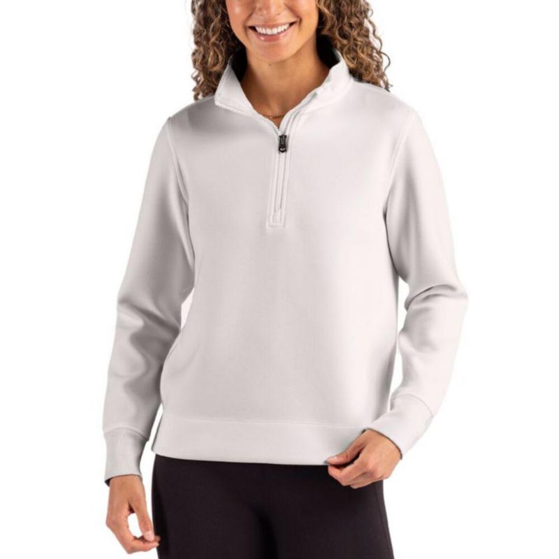 Women's Cutter and Buck Roam Epic Versatility Recycled Quarter Zip Pullover