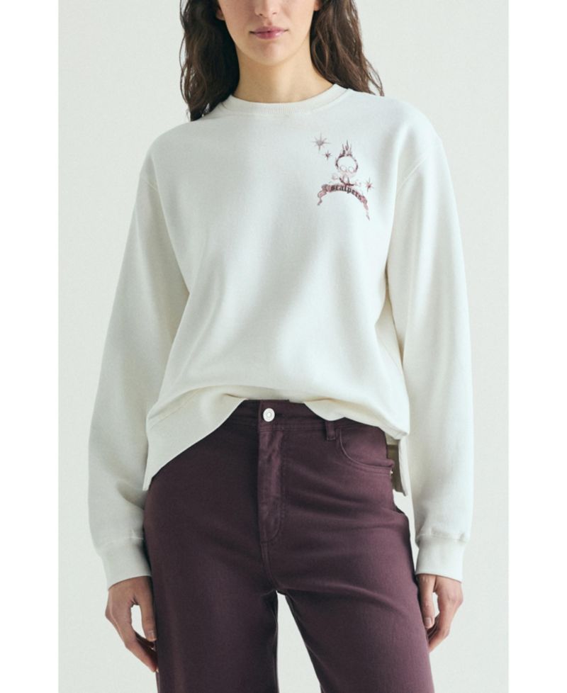 Women's Skull Printed Sweatshirt