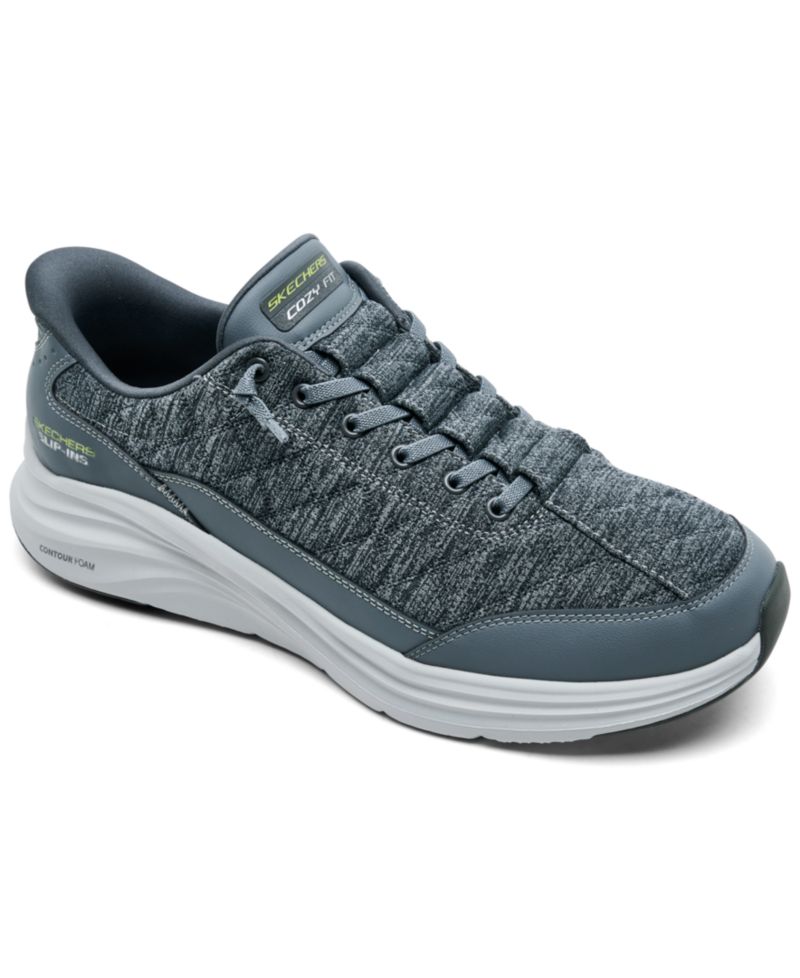 Men's Slip-In Contour Foam - Cozy Fit Sneakers from Finish Line