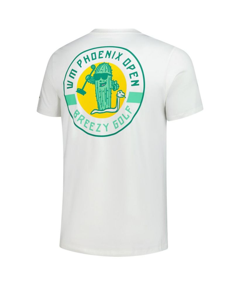Men's Cream WM Phoenix Open Cactus Crest T-Shirt